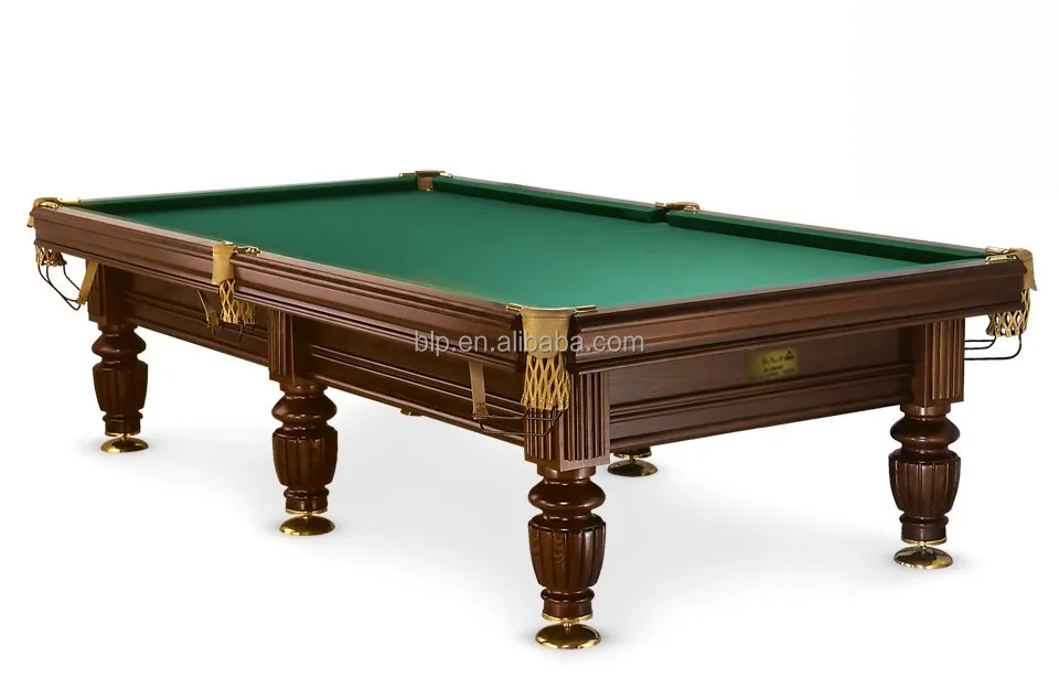 BLP solid wood russian pyramid snooker billiard table with slate