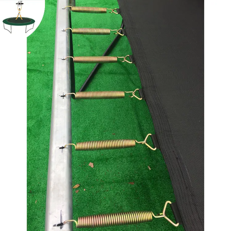 JianTuo Four Galvanized Legs TUV GS Rectangular Trampoline With Nets