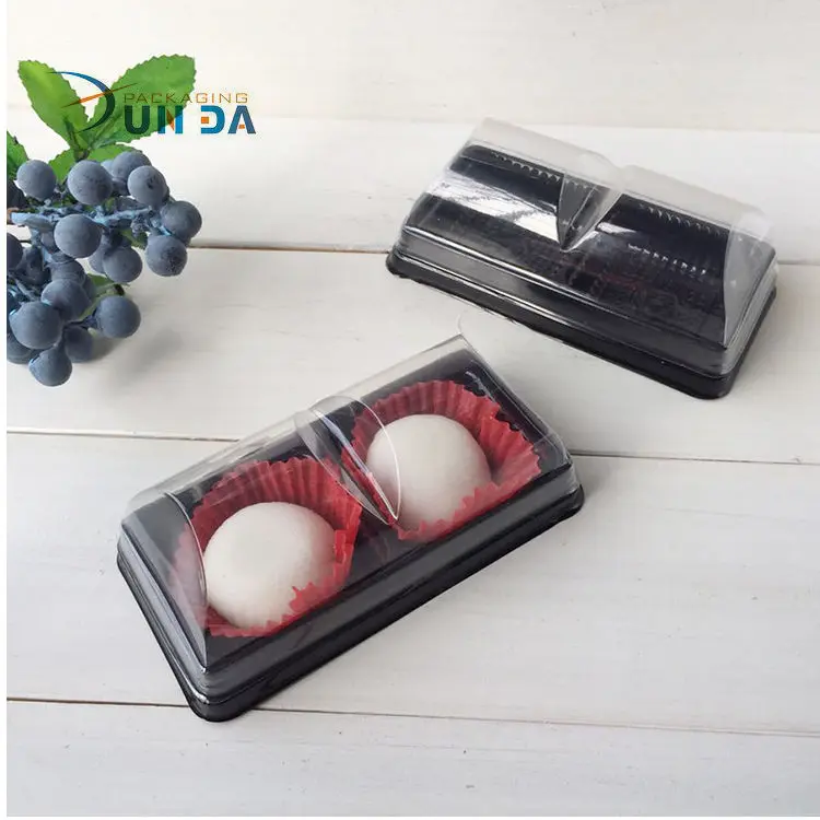 
Hangzhou Blister Packaging Plastic Container Mini Cupcake Box 