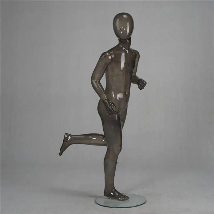 Window Display Full Baby Mannequin Sitting Child Mannquins LIfelike Model transparent Fiberglass Kids Mannequin for Sale