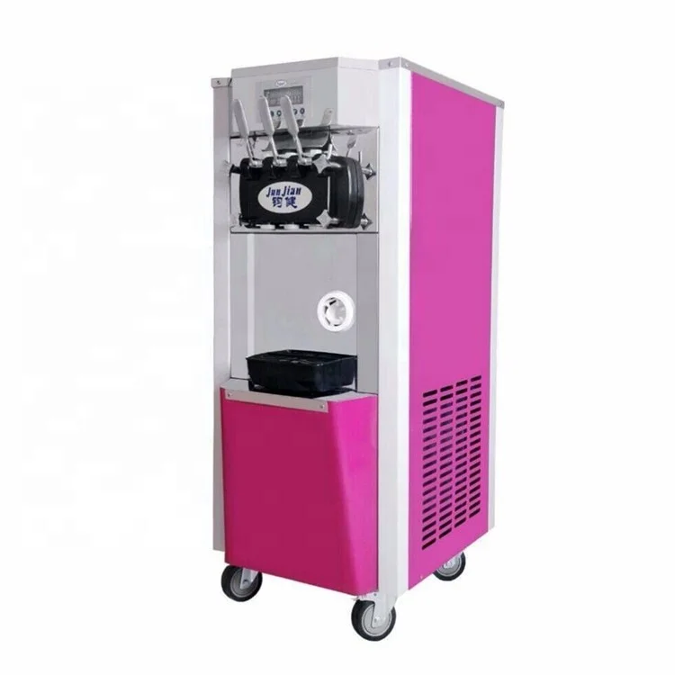 Commercial Three Flavor Soft Ice Cream Machine