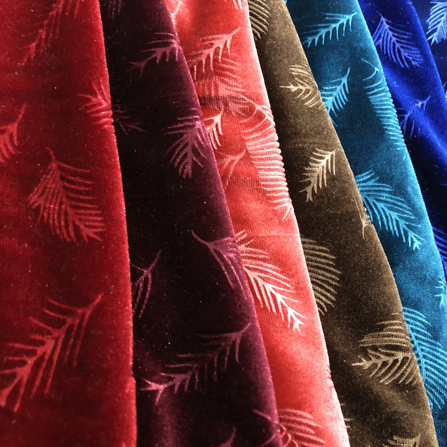 Hot sale Printed flower Spandex super soft velvet fabric with hot new design for bedding article and home textile