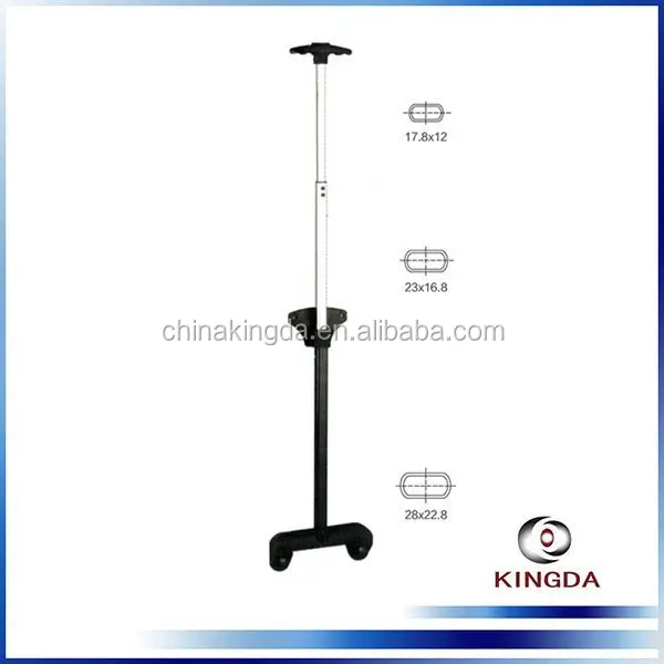 KINGDA Мода камера телескопическая потянув тележка pp обрабатывать детали с колесом