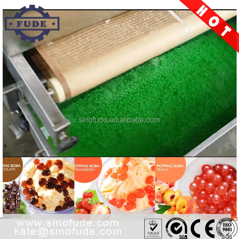 high quality CBZ200 full automatic popping boba making machine /agar Crystal Boba  pearl juice balls production line for boba tea Beverage