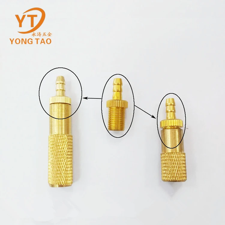 Factory directly wholesale copper schrader air valve,bicycle pump valve