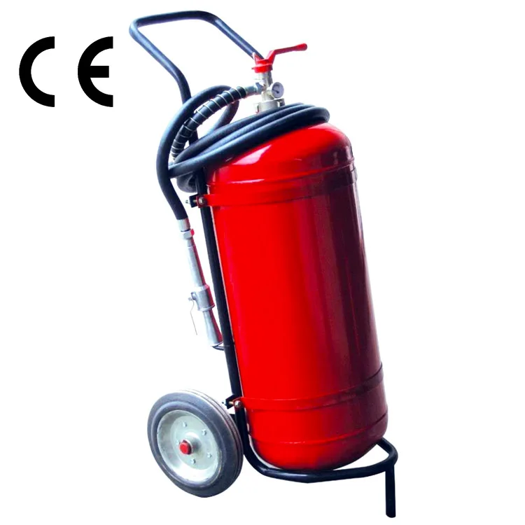 Trolley type 50kg clean agent fe-36 dry powder fire extinguisher
