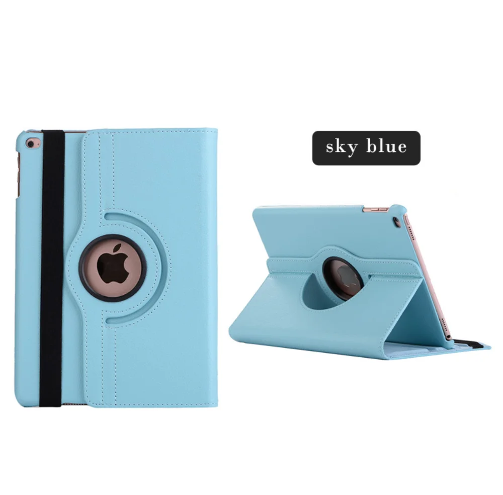 Leather smart flip kids tablet silicone case cover for iPad