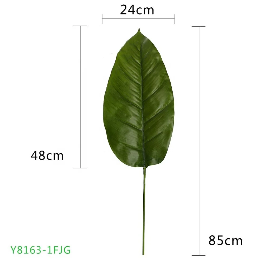 Яркие искусственные листья 85 см Искусственные пластиковые Spathiphyllum зеленые свадебные украшения для сада