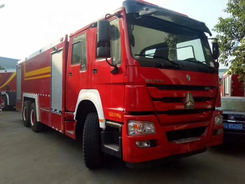 Sinotruck Howo 6x4 пожарная машина/пожарная машина, дизельный двигатель, грузовики на продажу