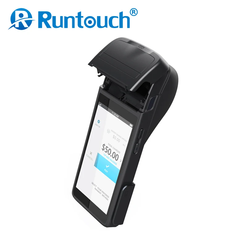 Runtouch RT8 EFT-POS android wireless POS Terminal handheld card swipe machine with thermal printer
