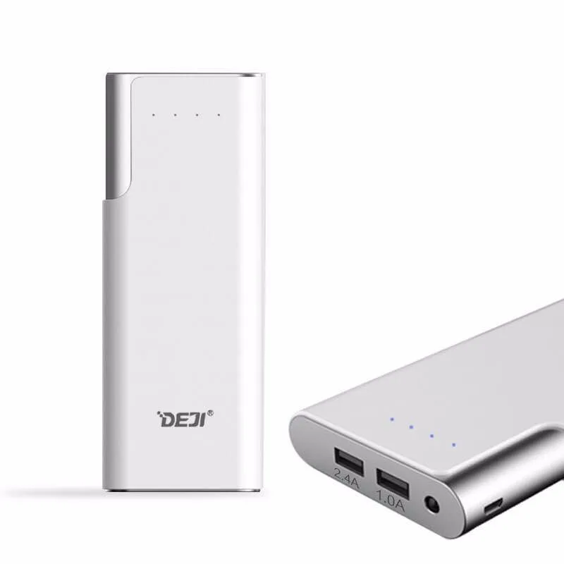 Новый Ultra Slim 12000 мАч Dual USB Фонарик Портативный Банк силы для iPhone