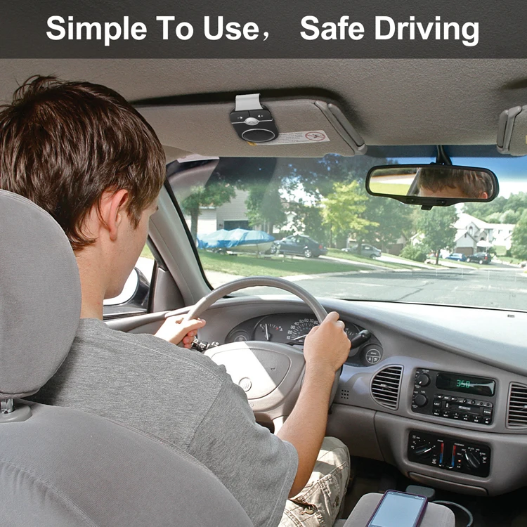 BZ01 BT carkit хэндс-фри автомобильный микрофон с громкоговорителем для звонков Hand-SIRI Голосовое управление Google Assistant Функция автоматического включения датчик движения