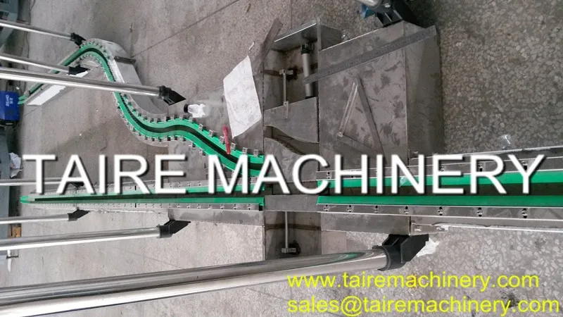 Air conveyor, full bottle conveyor, plastic chain conveyor systems-taire