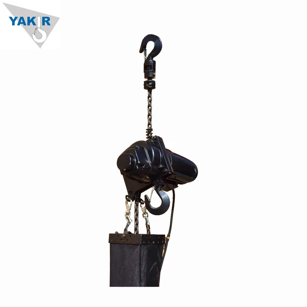 1 ton manual electric chain stage hoist with factory price