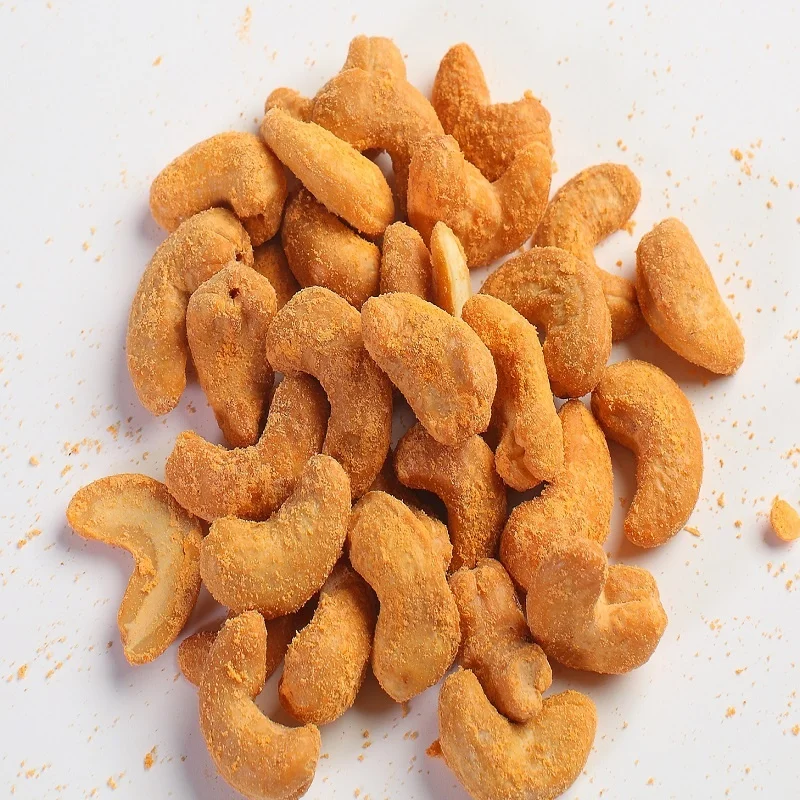 Popular wholesale low price BBQ flavor roasted cashews nuts snacks