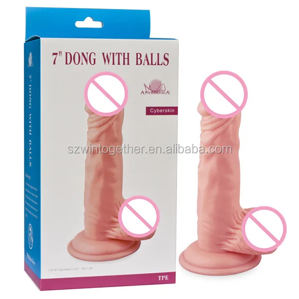 Fake Male 7 Inch Dong With Balls