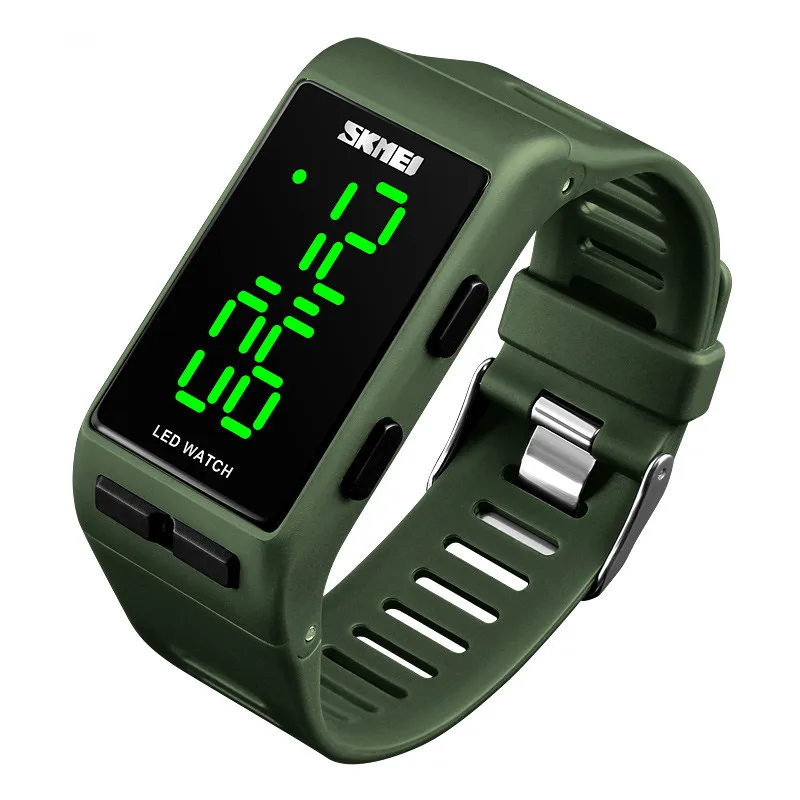 Hot Selling SKMEI 1364 Men Digital Wristwatch Plastic Waterproof LED Digital Watches
