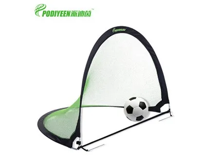 Podiyeen Portable pop up soccer goal set(1 goal, carrying bag, ball, inflator) size 72*40*40 inches