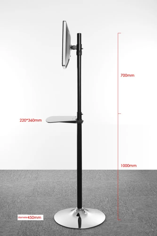 TV stand cart/height adjustable mount TS1017