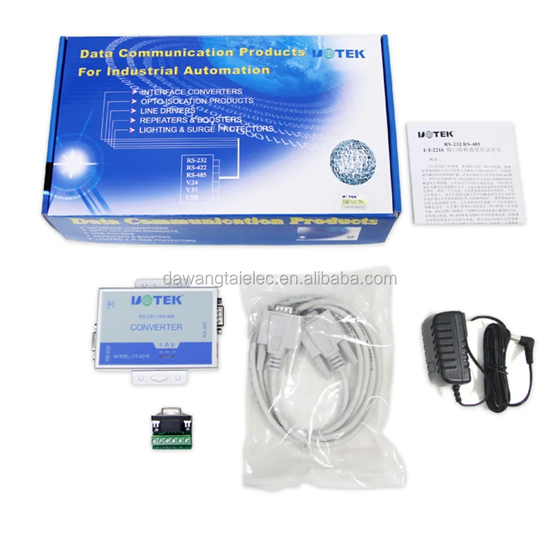 Lightning protection UT-2216 RS232 to RS485 Active converter 1.2KM