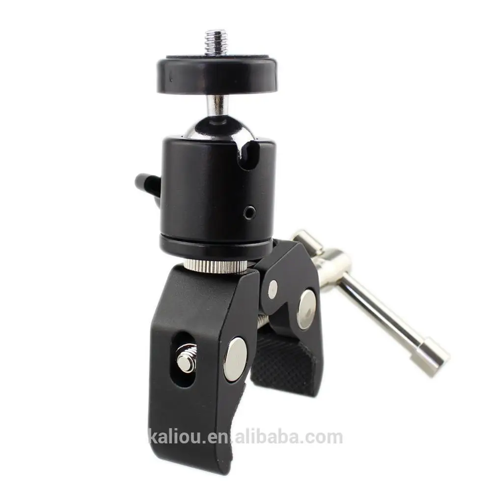 Multifunction Holder Light Stand Camera Connecting Large Crab Clamp with Ball Head Spherical Mount