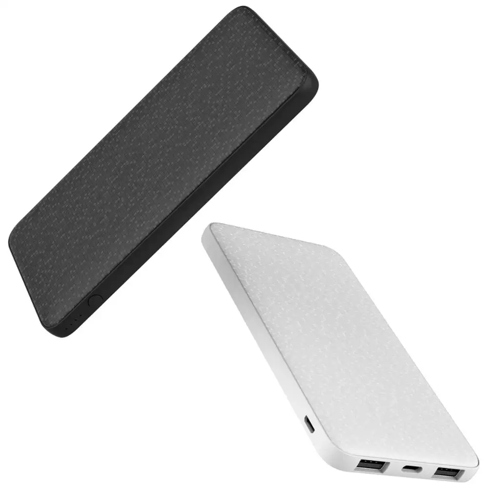 
5000mah Hot Double USB Port Power Bank Ultra Thin External Battery with Type-C Port 