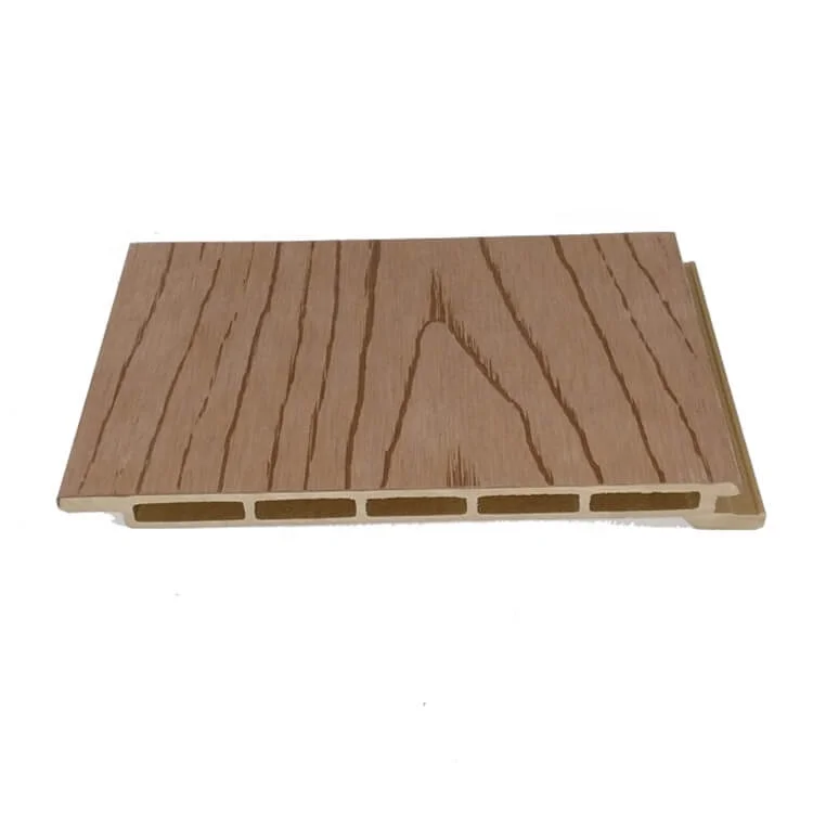 Exterior Composite Wall Planks 3D Wall Covering Outdoor Wood Plastic Siding WPC Wall Panel Decorative