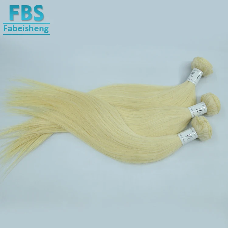 
FBS Grade 12A wholesale best quality human hair blonde color 613 straight hiar fast shipping human hair 