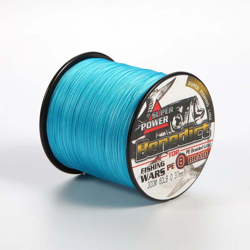8 strands rell fishing line 300 meters per spool 6LB-300 LB PE braided fishing line