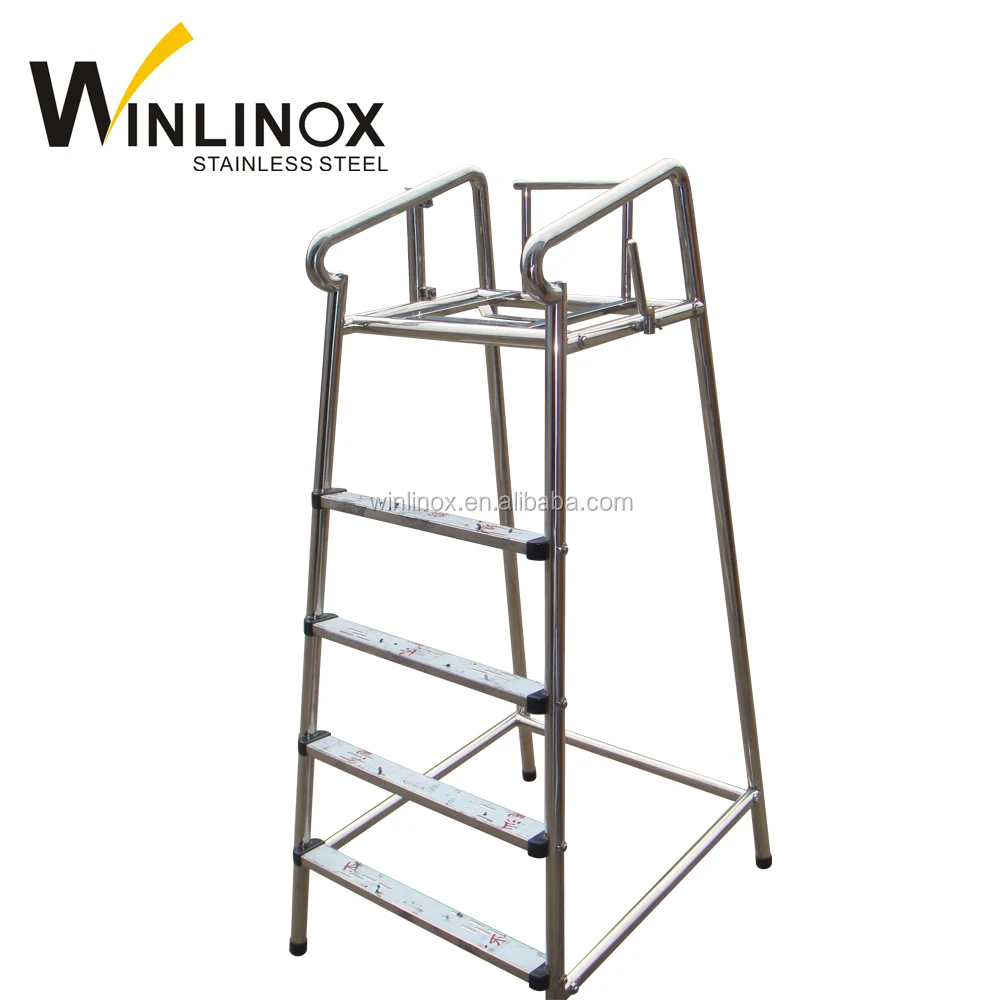 316 inox steel swimming pool handrail, pool diving platform