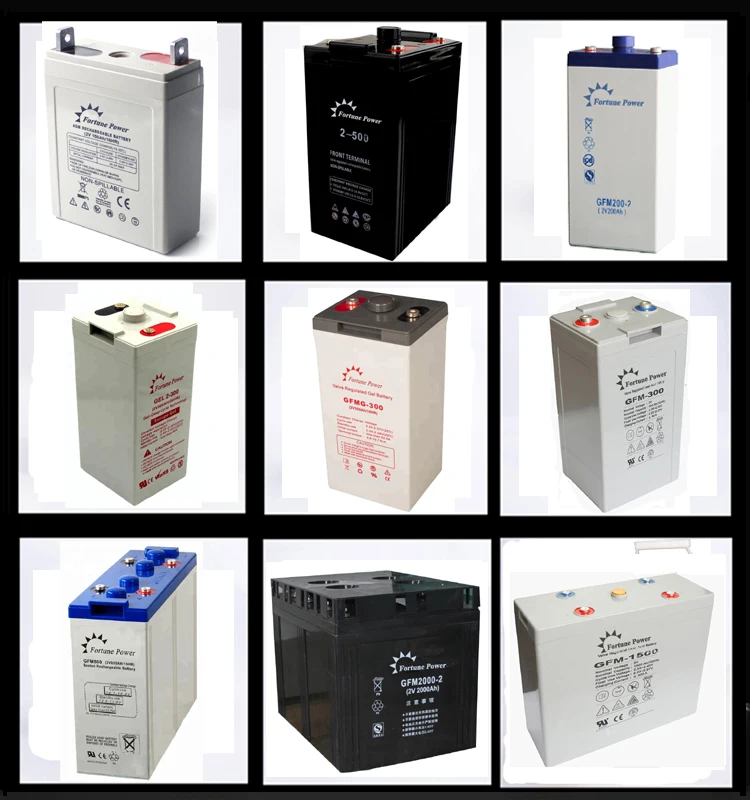 
2V 1000Ah Solar Lead Acid Battery Cell 12S1P Formed 24V 1000Ah Deep Cycle gelBattery 