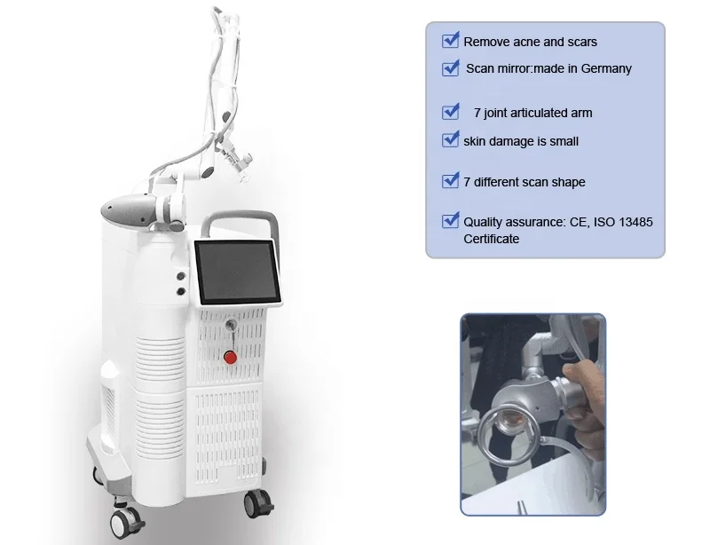 
2019 Top Quality Hot Selling Fotona US Coherent Laser Generator and Korea arm RF tube Fractional Vaginal CO2 Laser 