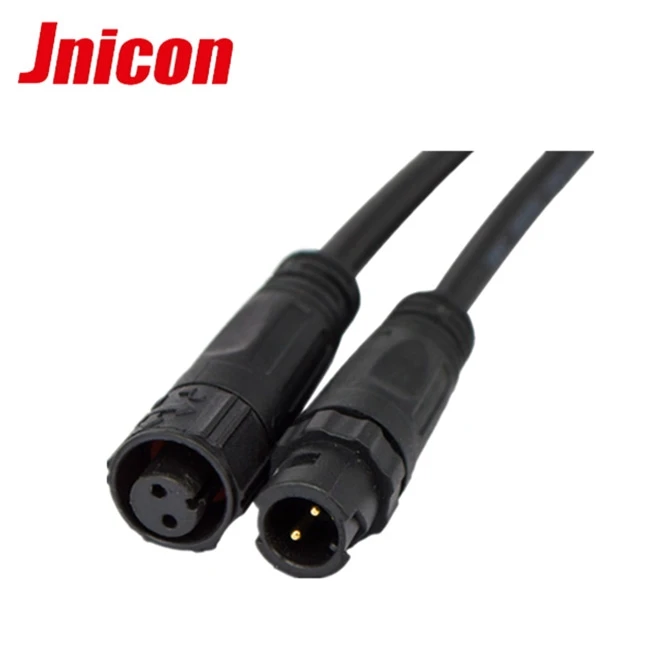Jnicon Black plastic low voltage 2 3 4 5 pin auto wire connector