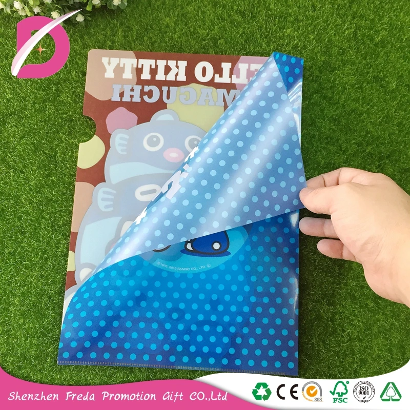
A3/A4/A5 Size Clear PP Plastic Document Hanging File Folder cheap price 