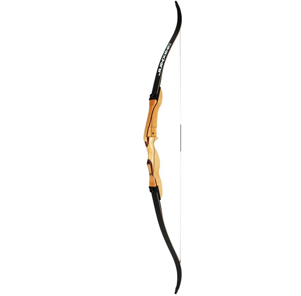JUNXING archery new wooden take down recurve bow F168C, target shooting bow and arrow with factory price