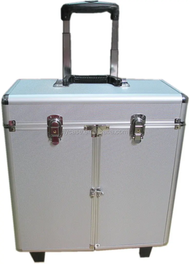 Aluminum Barber Tool Case,barber Equipment Tool Box,hairdressing Tool Case With Plate Inside