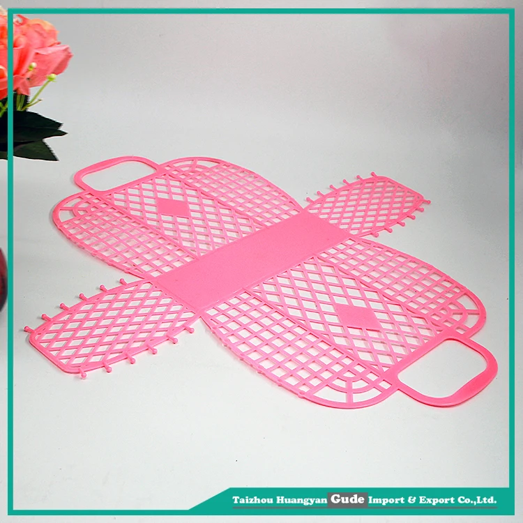Factory supply Small Plastic Folding Basket With Hand hanging collapsible basket