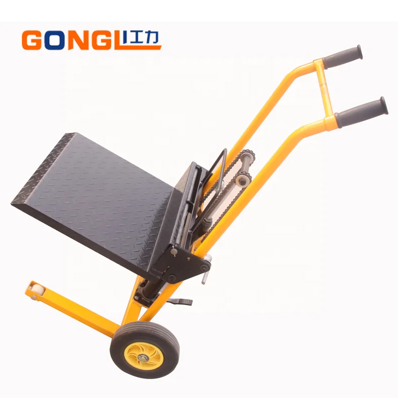 
200kg small manual lifht lift truck with platform 