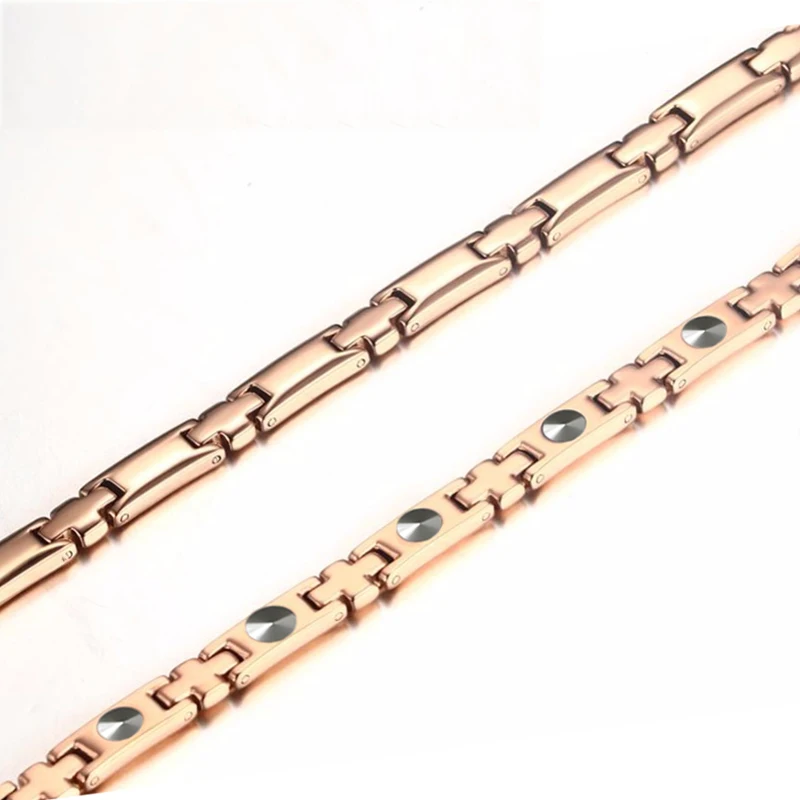 Germanium Magnetic Therapy Necklace Ta2 Titanium Necklace for Promote Blood Circulation