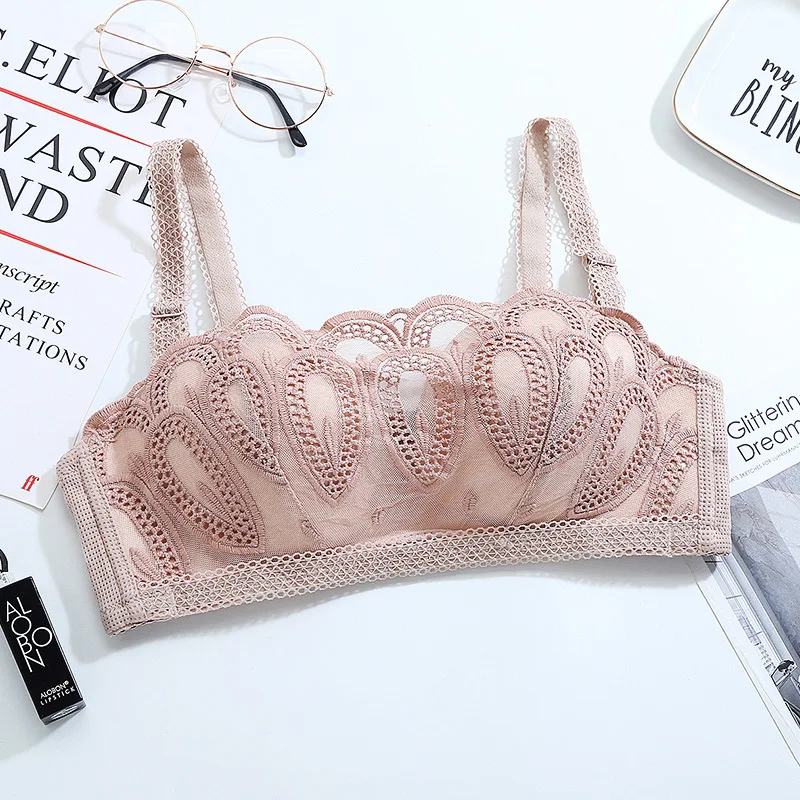 Сексуальное женское нижнее белье, бюстгальтеры с пуш-ап, комплект Кружевной Топ без бретелек бюстгальтер мягкий бюстгальтер беспроводной нижнее бельё для девочек