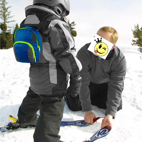 FALL LINE EASY WEDGE Snowplow SKI TRAINING TIP CONNECTOR ski holder