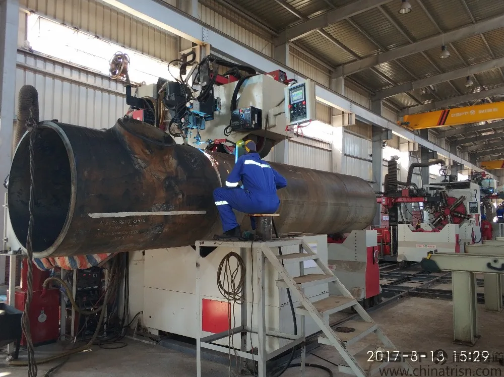 Автоматический сварочный центр для производства труб (патрон + ротатор)