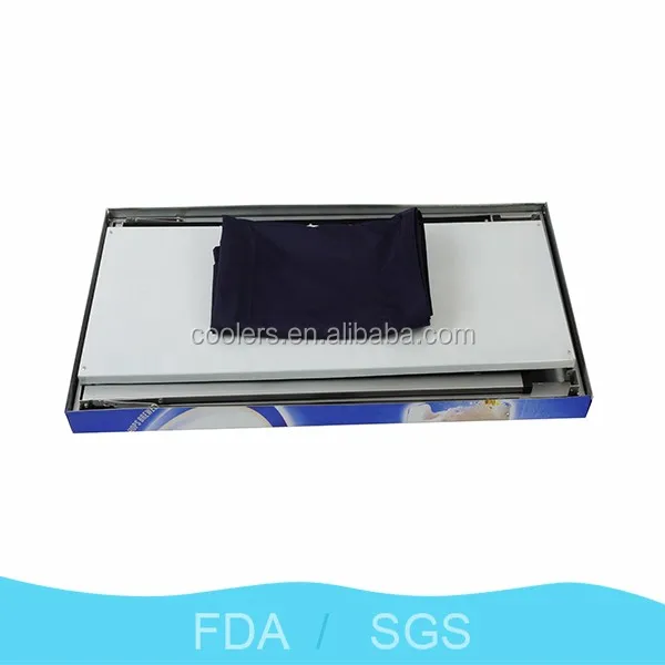 Новая коллекция, металлический складной стол, складной портативный барный стол с полкой для рекламы и рекламы