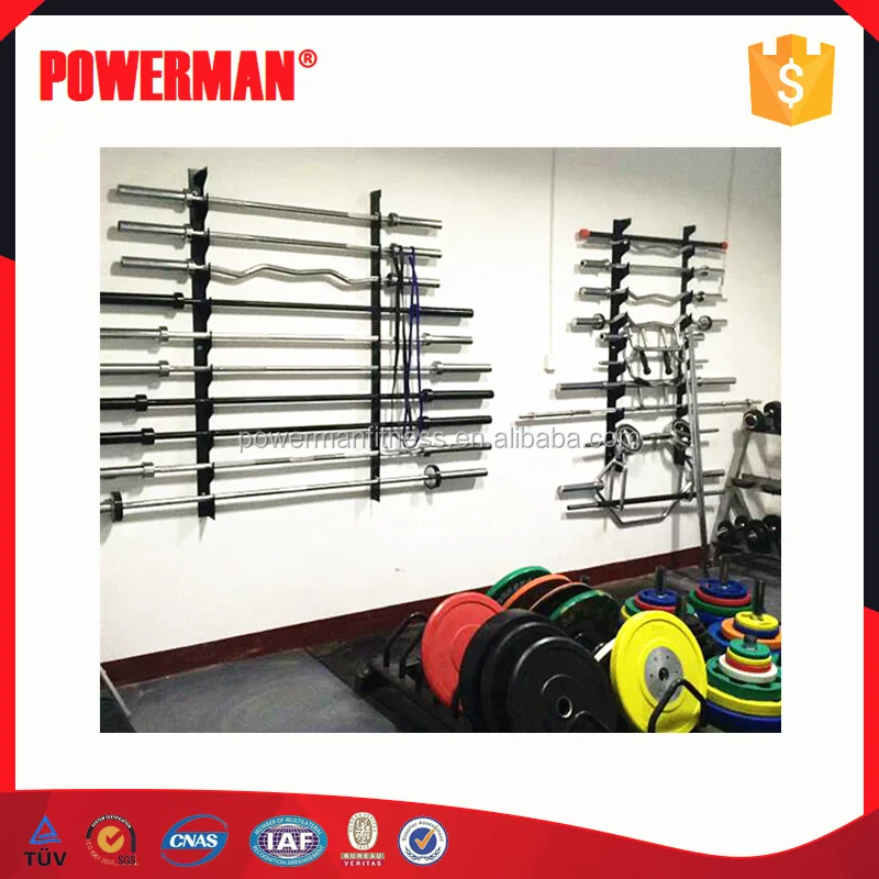 OB86 High quality Gym Barbell with 8 Bearing