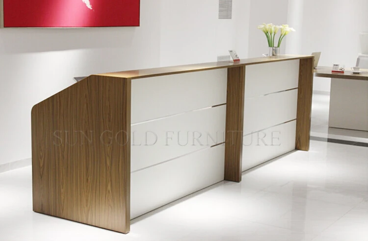Wholesale reception desk showroom counter designs (SZ-RTB019-1)