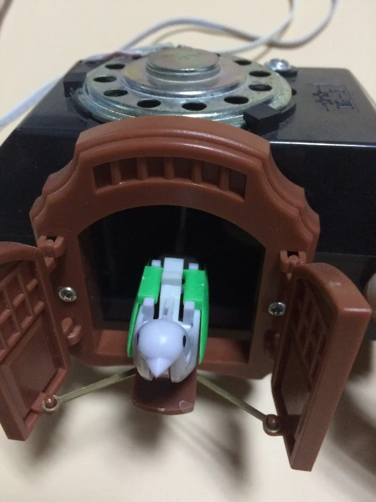 quartz cuckoo wall clock mechanism/clock kit