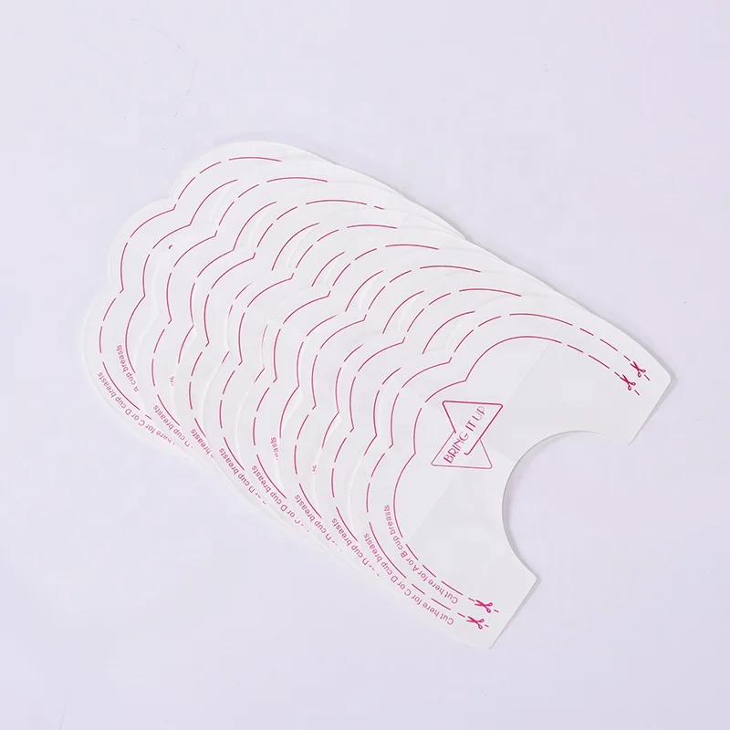 5pairs Super-grade rubber transparent invisible disposable Lifting chest stickers