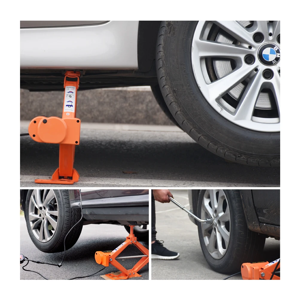 Professional durable portable 3 ton electric powered car jack
