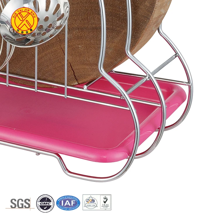 Multipurpose kitchen storage chrome metal stainless steel chopstick spoon holder knife and fork holder