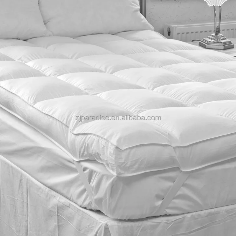
China manufacturer Luxury 5 Star hotel used super soft and comfortable white goose down mattress 